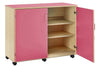 Cupboard with 2 Adjustable Shelves - Bubble Gum Range-Cupboards, Cupboards With Doors-Learning SPACE