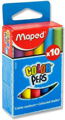 10 Chalk - Colour Peps-Maped Stationery-Learning SPACE