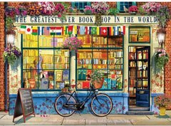 1000 Piece Jigsaw Puzzle - The Greatest Bookshop in the World-1000+ Piece Jigsaw, Ravensburger Jigsaws, Stock-Learning SPACE