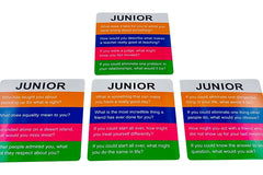 Totika Junior Principles and Values Cards-Additional Need, Bullying, Calmer Classrooms, Emotions & Self Esteem, Helps With, Life Skills, Mindfulness, PSHE, Social Emotional Learning, Stock, Table Top & Family Games, Teen Games, Totika-Learning SPACE