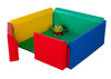1.4m Square Soft Sided Den-Ball Pits, Down Syndrome, Movement Breaks, Play Dens, Sensory Dens-Multi-Coloured-Learning SPACE