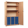 21 Single Tray Storage Cupboard-Cupboards, Cupboards With Doors, Storage, Storage Bins & Baskets, Trays-Learning SPACE