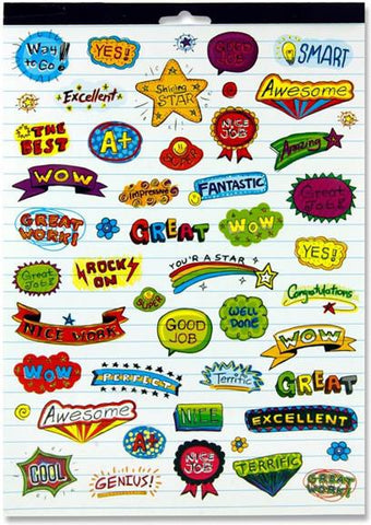 2500+ Deluxe Rewards and Stickers Pad-Additional Need, Calmer Classrooms, Classroom Displays, Classroom Packs, Clever Kidz, Helps With, PSHE, Rewards & Behaviour, Social Emotional Learning-Learning SPACE