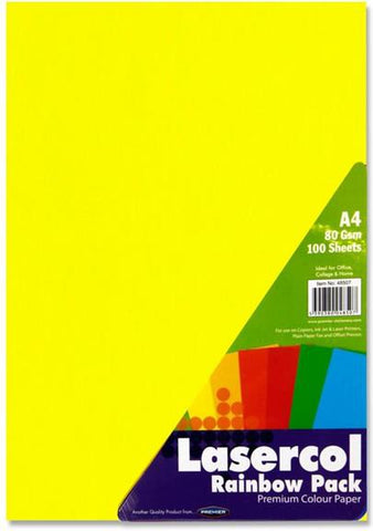 A4 80gsm Colour Paper 100 Sheets - Rainbow-Arts & Crafts, Baby Arts & Crafts, Early Arts & Crafts, Paper & Card, Premier Office, Primary Arts & Crafts, Primary Literacy, Stationery, Stock-Learning SPACE