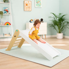 Active-Tots Pikler Style Folding Wooden Slide -Additional Need, Baby Slides, Gross Motor and Balance Skills, Helps With, Playground Equipment, Sensory Climbing Equipment, TP Toys-Learning SPACE