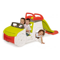 Adventure Car Play Centre with Slide-Additional Need, Baby Slides, Cars & Transport, Gifts For 1 Year Olds, Gross Motor and Balance Skills, Helps With, Imaginative Play, Outdoor Slides, Smoby-Learning SPACE