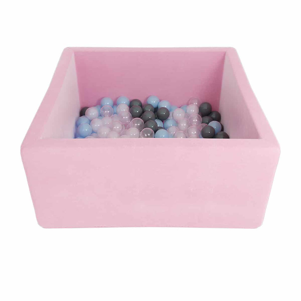 Airpool Box - Ball Pit-AllSensory, Baby Sensory Toys, Baby Soft Play and Mirrors, Ball Pits, Down Syndrome, Movement Breaks, Playmats & Baby Gyms, Soft Play Sets-Pink-Learning SPACE