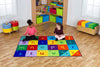 Alphabet 2x1.5m Carpet-Educational Carpet, Kit For Kids, Learn Alphabet & Phonics, Mats & Rugs, Multi-Colour, Placement Carpets, Rectangular, Rugs-Learning SPACE