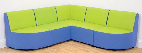 Arno Five Seat Large Corner Set-Modular Seating, Seating, Willowbrook-Learning SPACE