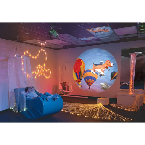Aura Projector Set - With 2 Effect Wheels and Bracket-[OPTI] Kinetics, Additional Need, Additional Support, AllSensory, Autism, Calming and Relaxation, Chill Out Area, Helps With, Mindfulness, Neuro Diversity, PSHE, Rainbow Theme Sensory Room, Sensory Projectors, Stress Relief, Teenage Projectors, Underwater Sensory Room, Visual Sensory Toys-Learning SPACE