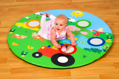 Baby Play Mat - Mirror & Farm Theme-AllSensory, Baby Sensory Toys, Baby Soft Play and Mirrors, Down Syndrome, Farms & Construction, Floor Padding, Gifts for 0-3 Months, Imaginative Play, Mats, Mats & Rugs, Padding for Floors and Walls, Playmats & Baby Gyms, Sensory Flooring, Sensory Mirrors, Stock-Learning SPACE