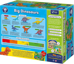 Big Dinosaur Jigsaw Puzzle 50 Pieces-13-99 Piece Jigsaw, AllSensory, Dinosaurs. Castles & Pirates, Down Syndrome, Early Years Sensory Play, Gifts for 5-7 Years Old, Imaginative Play, Orchard Toys, Primary Games & Toys, Stock, Strength & Co-Ordination-Learning SPACE