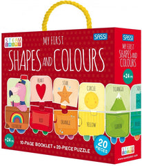 Book and Puzzle - My First Shapes and Colours-13-99 Piece Jigsaw, Baby Books & Posters, Down Syndrome, Early years Games & Toys, Early Years Literacy, Maths, Primary Games & Toys, Primary Maths, S.T.E.M, Shape & Space & Measure-Learning SPACE