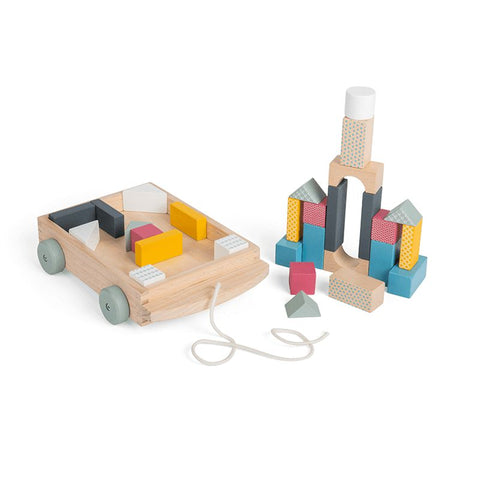 Brick Cart-Bigjigs Toys, Maths, Primary Maths, Shape & Space & Measure, Strength & Co-Ordination, Wooden Toys-Learning SPACE