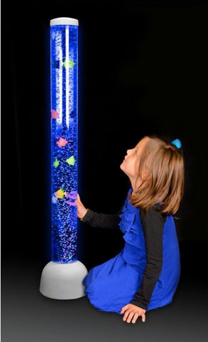 Bubble Tube 105cm, Bracket And Fish Complete Set-AllSensory, Bubble Tubes, Calming and Relaxation, Helps With, Matrix Group, Neuro Diversity, Rainbow Theme Sensory Room, Sensory Processing Disorder, Star & Galaxy Theme Sensory Room, Toys for Anxiety, Visual Sensory Toys-Learning SPACE