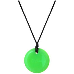 Button Sensory Chew Pendant-Stress Relief Toys-AllSensory, Autism, Chewigem, Chewing, Glow in the Dark, Helps With, Neuro Diversity, Oral Motor & Chewing Skills, Sensory Seeking-Glow In The Dark-Learning SPACE