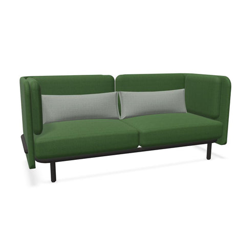 BuzziSpark Sound Reducing Sofa-Buzzi Space, Full Size Seating, Noise Reduction, Padded Seating, Seating-Sofa AG112 (2 Person)-Low-Hazy Green - TRCS+ 9704-Learning SPACE
