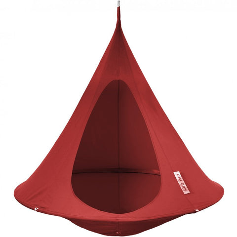 Cacoon Hanging Chair Single-Core Range, Hammocks, Indoor Swings, Movement Chairs & Accessories, Seating, Teen & Adult Swings-Red-Learning SPACE