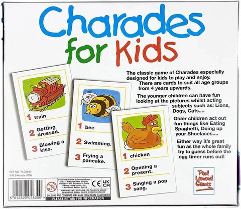 Charades For Kids - Family Fun Games-communication, Communication Games & Aids, Early years Games & Toys, Early Years Maths, Games & Toys, Helps With, Learn Alphabet & Phonics, Maths, Neuro Diversity, Primary Games & Toys, Primary Literacy, Primary Maths, Seasons, Speaking & Listening, Stock, Summer, Table Top & Family Games, Time, University Games-Learning SPACE
