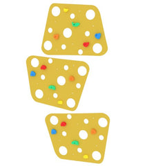 Cheese Shaped Indoor Climbing Wall-Additional Need, Baby Climbing Frame, Gross Motor and Balance Skills, Helps With, Sensory Climbing Equipment, Strength & Co-Ordination-Wooden-Learning SPACE