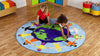 Children of the World™ - 2m Multi-Cultural Carpet-Educational Carpet, Kit For Kids, Mats & Rugs, Multi-Colour, Round, Rugs, World & Nature-Learning SPACE