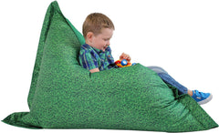 Children's Grass Floor Cushion Bean Bag-Bean Bags, Bean Bags & Cushions, Calming and Relaxation, Eden Learning Spaces, Helps With, Nature Learning Environment, Nature Sensory Room, Stock-Learning SPACE