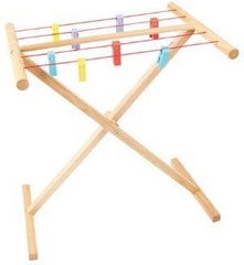 Clothes Airer-Bigjigs Toys, Imaginative Play, Kitchens & Shops & School, Stock, Wooden Toys-Learning SPACE