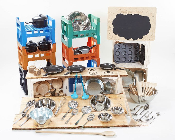 Cosy Complete Mud Pie Kit (65+Items)-Cosy Direct, Mud Kitchen-Learning SPACE