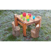 Cosy Country Cafe Set - Outdoor Mud Kitchen Seating for Four-Cosy Direct, Modular Seating, Mud Kitchen, Outdoor Furniture, Seating, Table & Chair Set, Toddler Seating-Learning SPACE