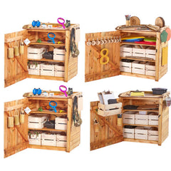Cosy Shedlet Set (4Pk)-Cosy Direct, Cupboards, Cupboards With Doors, Sheds-Learning SPACE