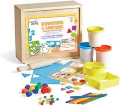 Counting & Sorting Sensory Activity Kit-Addition & Subtraction, Arts & Crafts, Counting Numbers & Colour, Craft Activities & Kits, Dyscalculia, Early Arts & Crafts, Early Years Maths, Learning Activity Kits, Learning Resources, Maths, Modelling Clay, Neuro Diversity, Primary Arts & Crafts, Primary Maths, Stacking Toys & Sorting Toys-Learning SPACE