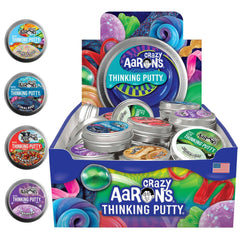 Crazy Aarons Thinking Putty - Mini Tin Assortment-ADD/ADHD, AllSensory, Arts & Crafts, Craft Activities & Kits, Crazy Aarons, Early Arts & Crafts, Fidget, Modelling Clay, Neuro Diversity, Primary Arts & Crafts, Stress Relief, Teenage & Adult Sensory Gifts-Learning SPACE