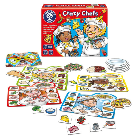 Crazy Chefs Game - Matching Game-Early years Games & Toys, Games & Toys, Gifts For 2-3 Years Old, Gifts For 3-5 Years Old, Imaginative Play, Kitchens & Shops & School, Learning Activity Kits, Orchard Toys, Pretend play, Primary Games & Toys, Stock, Table Top & Family Games-Learning SPACE