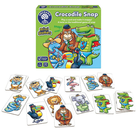Crocodile Snap Mini Game-Early years Games & Toys, Early Years Maths, Games & Toys, Maths, Memory Pattern & Sequencing, Orchard Toys, Primary Games & Toys, Primary Maths, Primary Travel Games & Toys-Learning SPACE