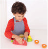 Cutting Fruit Chef Set - PlayFood-Bigjigs Toys, Calmer Classrooms, Feeding Skills, Gifts For 2-3 Years Old, Imaginative Play, Kitchens & Shops & School, Life Skills, Play Food, Stock, Wooden Toys-Learning SPACE