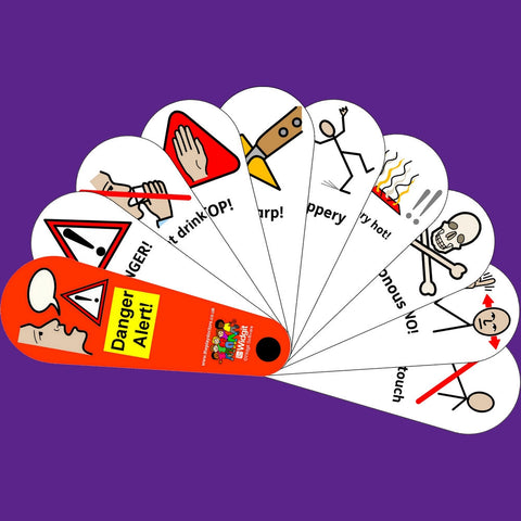 Danger Alert Fan-communication, Communication Games & Aids, Fans & Visual Prompts, Helps With, Neuro Diversity, Planning And Daily Structure, Play Doctors, Primary Literacy, PSHE, Schedules & Routines, Social Stories & Games & Social Skills, Stock-Learning SPACE