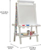 Deluxe Wooden Easel - White-Art Materials, Arts & Crafts, Drawing & Easels, Early Arts & Crafts, Gifts For 3-5 Years Old, Kidkraft Toys, Nurture Room, Painting Accessories, Primary Arts & Crafts-Learning SPACE