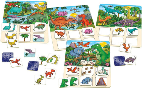 Dinosaur Lotto Game-Dinosaurs. Castles & Pirates, Early years Games & Toys, Early Years Maths, Imaginative Play, Maths, Memory Pattern & Sequencing, Orchard Toys, Primary Games & Toys, Primary Maths, Stock, Table Top & Family Games-Learning SPACE