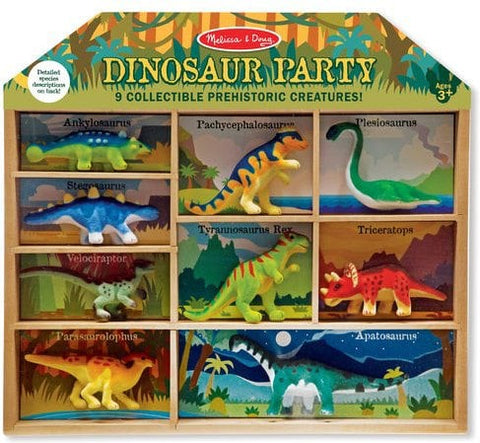 Dinosaur Party Play Set - 9 Collectable Dinos-Dinosaurs. Castles & Pirates, Games & Toys, Imaginative Play, Pocket money, Small World, Stock-Learning SPACE
