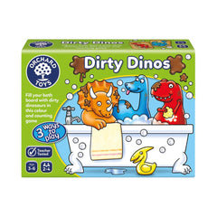Dirty Dinos - Colour and Counting Game-Counting Numbers & Colour, Dinosaurs. Castles & Pirates, Early years Games & Toys, Early Years Maths, Imaginative Play, Maths, Orchard Toys, Primary Games & Toys, Primary Maths-Learning SPACE