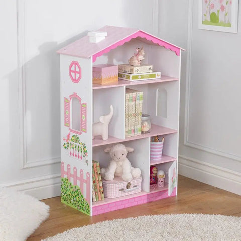Dollhouse Cottage Bookcase-Bookcases, Dolls & Doll Houses, Gifts For 2-3 Years Old, Imaginative Play, Kidkraft Toys, Nurture Room, Reading Area, Stock, Storage-Learning SPACE
