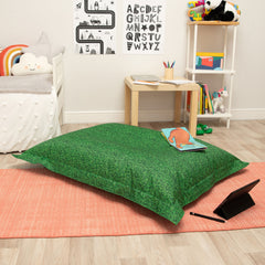 Children's Grass Floor Cushion Bean Bag-Bean Bags, Bean Bags & Cushions, Calming and Relaxation, Eden Learning Spaces, Helps With, Nature Learning Environment, Nature Sensory Room, Stock-Learning SPACE