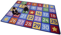 Early Years Indoor Large Numbers Rug (2.57x3.6m)-Addition & Subtraction, Counting Numbers & Colour, Dyscalculia, Early Years Maths, Educational Carpet, Maths, Mats & Rugs, Multi-Colour, Neuro Diversity, Placement Carpets, Primary Maths, Rectangular, Rugs, Sensory Flooring, Square-Learning SPACE