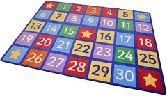Early Years Indoor Large Numbers Rug (2.57x3.6m)-Addition & Subtraction, Counting Numbers & Colour, Dyscalculia, Early Years Maths, Educational Carpet, Maths, Mats & Rugs, Multi-Colour, Neuro Diversity, Nurture Room, Placement Carpets, Primary Maths, Rectangular, Rugs, Sensory Flooring, Square-Learning SPACE