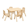 Elegant Height Adjustable Rectangular Table (4 or 6 Seats)-Classroom Table, Furniture, Height Adjustable, Plastic, Profile Education, Rectangular, Table-4 - Seater-Learning SPACE
