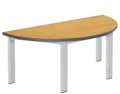 Elite Static Height Table - Semi-Circular-Classroom Table, Metalliform, Table-Beech-640mm - 8-11 Years-Learning SPACE