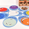 Emotions Pads with Mirrors - Set of 8-Additional Need, AllSensory, Bullying, Calmer Classrooms, Classroom Packs, Emotions & Self Esteem, Helps With, PSHE, Sensory, Sensory Flooring, Sensory Mirrors, Sensory Seeking, Social Emotional Learning, Stock-Learning SPACE