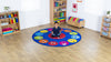 Emotions™ Faces Interactive Circular 2m Carpet-Additional Need, Calmer Classrooms, Emotions & Self Esteem, Helps With, Kit For Kids, Mats & Rugs, Multi-Colour, Placement Carpets, Round, Rugs, Social Emotional Learning-Learning SPACE