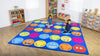 Emotions™ Interactive Square 3x3m Carpet-Additional Need, Calmer Classrooms, Emotions & Self Esteem, Helps With, Kit For Kids, Mats & Rugs, Multi-Colour, Placement Carpets, Rugs, Social Emotional Learning, Square-Learning SPACE