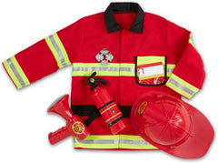 Fire Chief Role Play Costume Set-Dress Up Costumes & Masks, Fire. Police & Hospital, Gifts For 2-3 Years Old, Halloween, Imaginative Play, Pretend play, Puppets & Theatres & Story Sets, Seasons, Stock-Learning SPACE